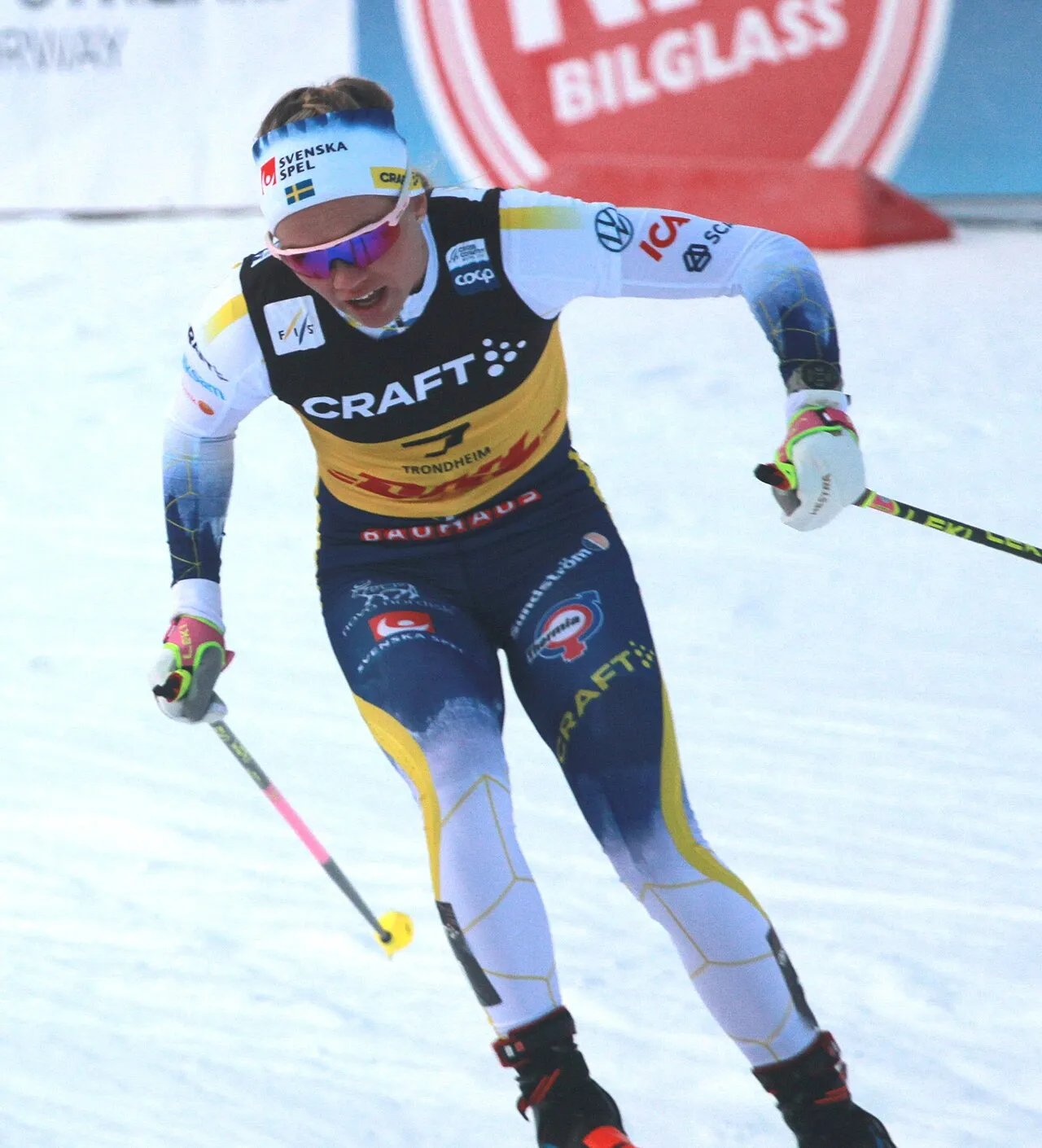Emma Ribom i tävling