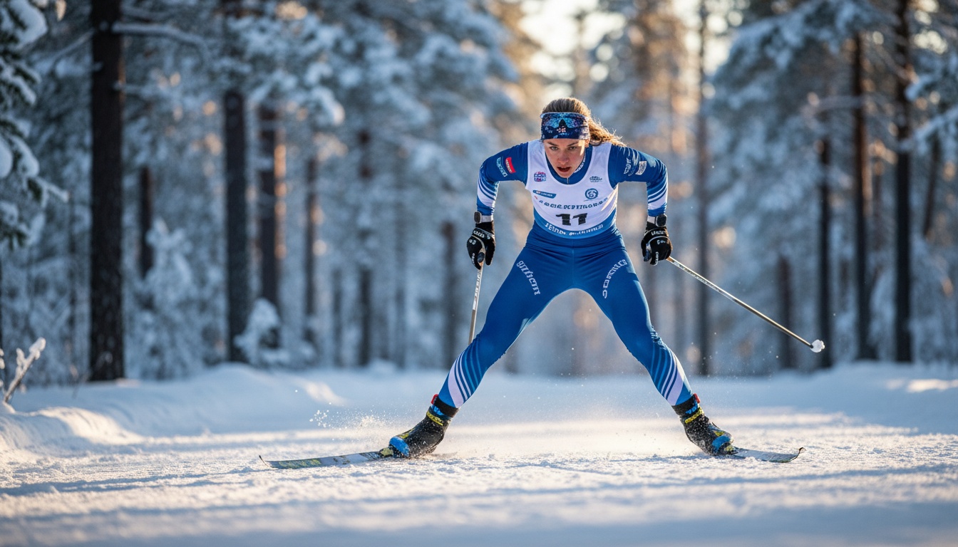 Moa Lundgren – svenska längdskidtalangen som tävlar i Davos och världscupen