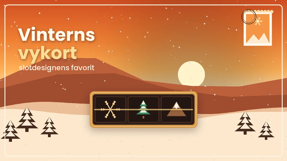 Snöklädda landskap – ett favorittema bland slotsdesigners